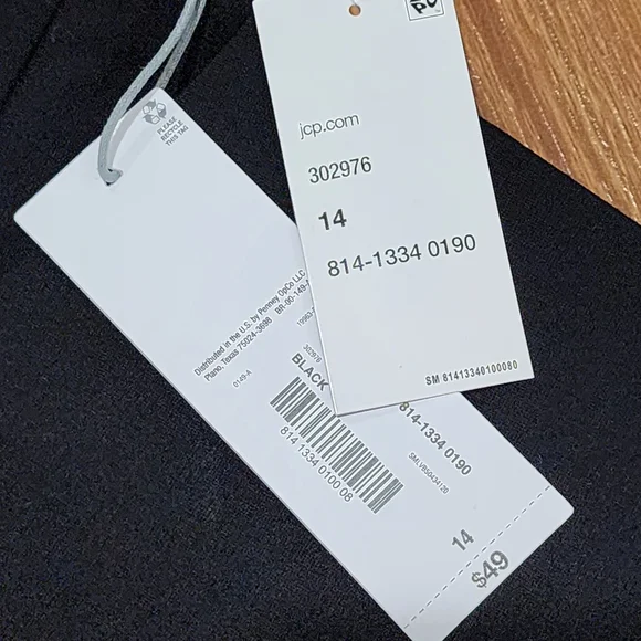 Liz Claiborne Classic Black Trousers - Picture 4 of 4